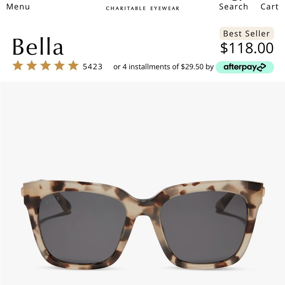 Diff Bella Sunglasses - image 4